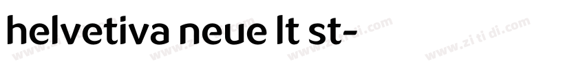 helvetiva neue lt st字体转换